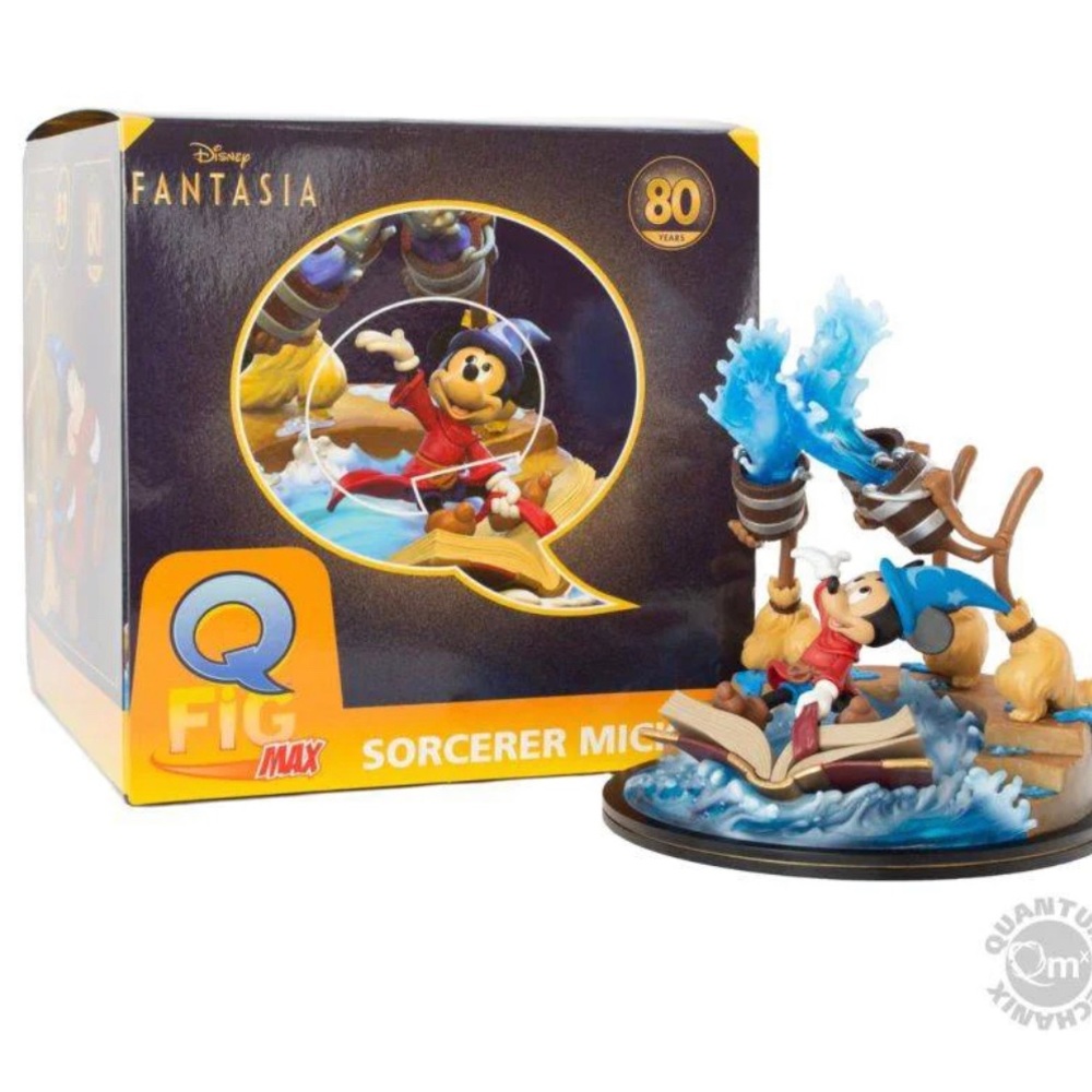 Q Fig Max Sorcerer Mickey 80th Anniversary Collectible Sculpture
